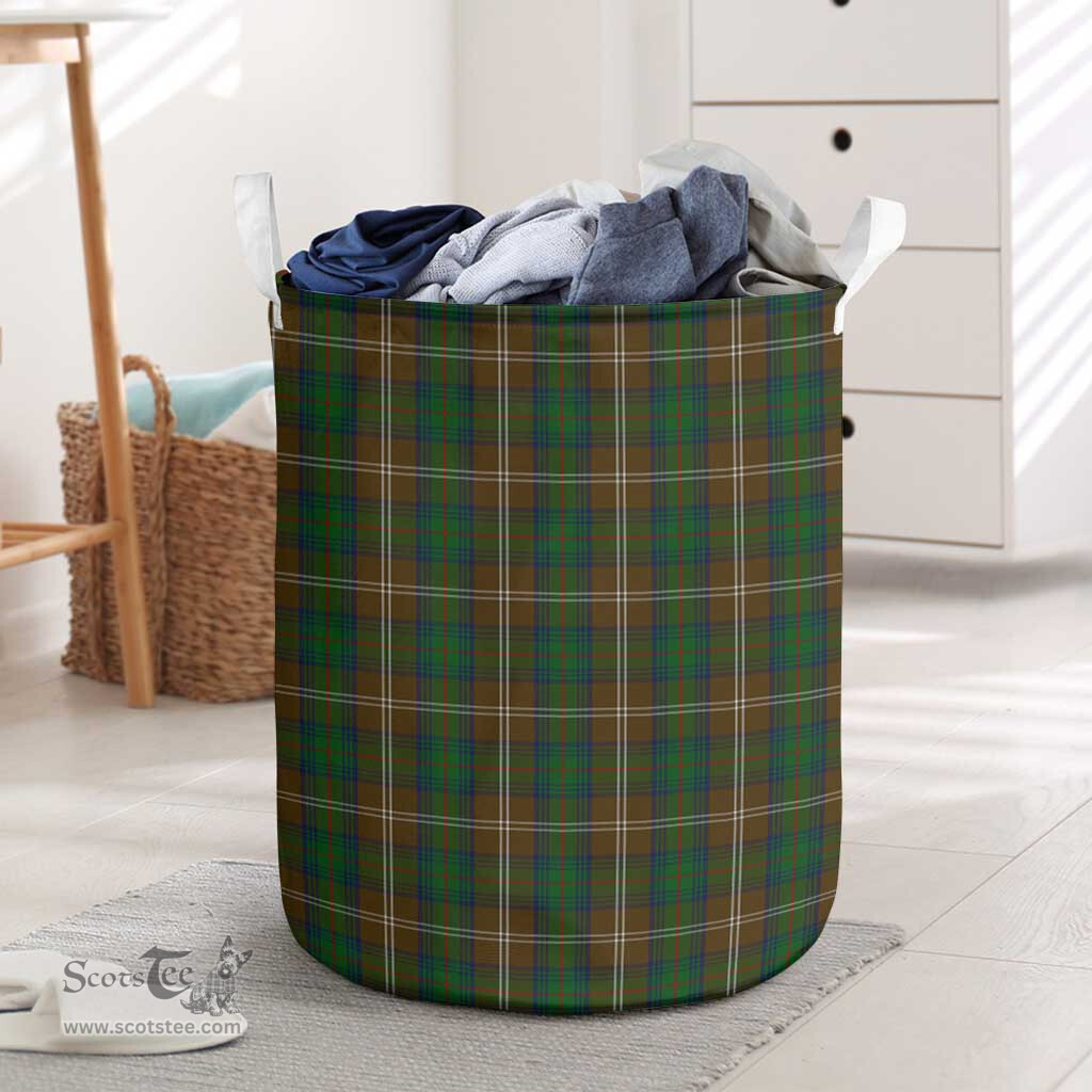 ScotsTee Shop Scottish Chisholm Hunting Clan Tartan Laundry Basket Round Waterproof