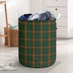 ScotsTee Shop Scottish Chisholm Hunting Clan Tartan Laundry Basket Round Waterproof