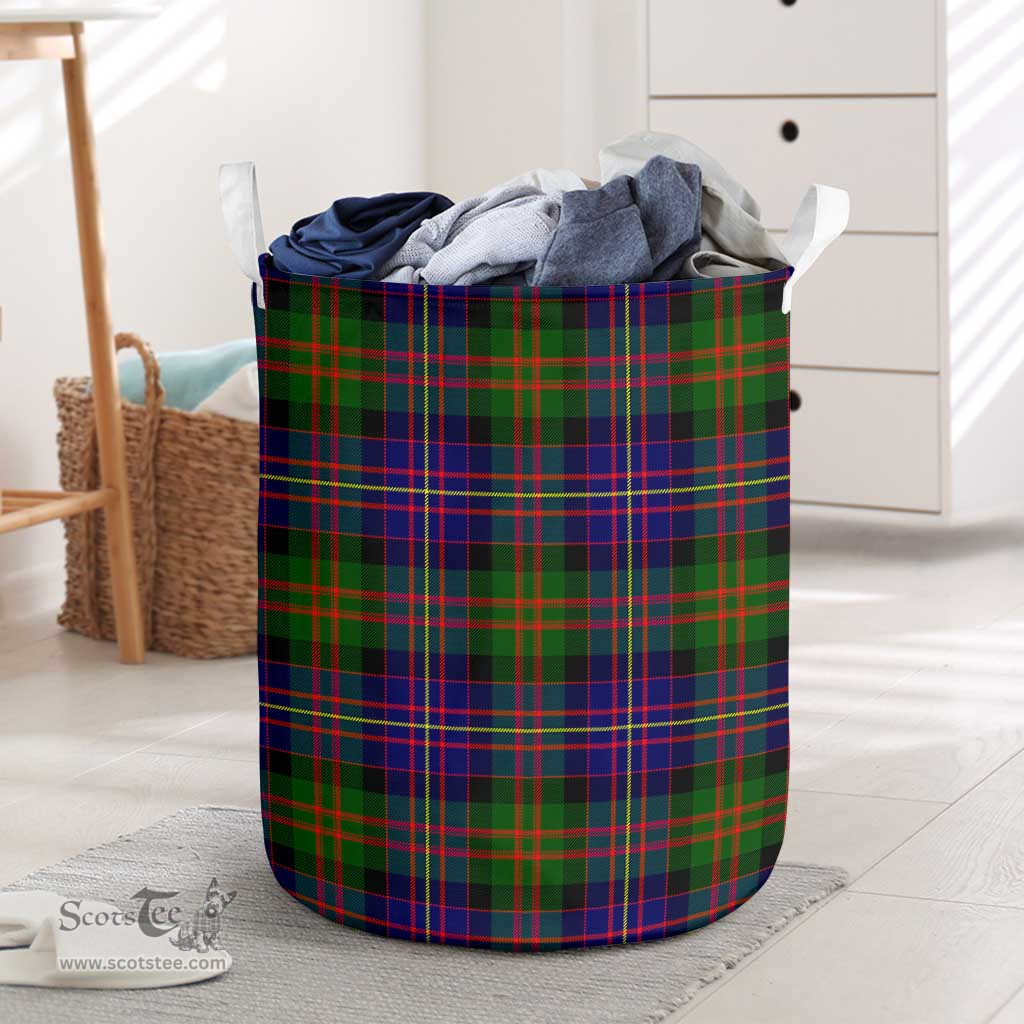 ScotsTee Shop Scottish Chalmers of Balnacraig Clan Tartan Laundry Basket Round Waterproof