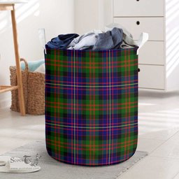 ScotsTee Shop Scottish Chalmers of Balnacraig Clan Tartan Laundry Basket Round Waterproof