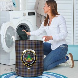 ScotsTee Shop Scottish Gayre Hunting Clan Crest Tartan Laundry Basket Round Waterproof