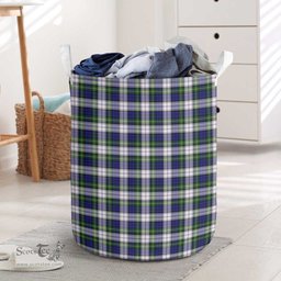 ScotsTee Shop Scottish Gordon Dress Modern Clan Tartan Laundry Basket Round Waterproof