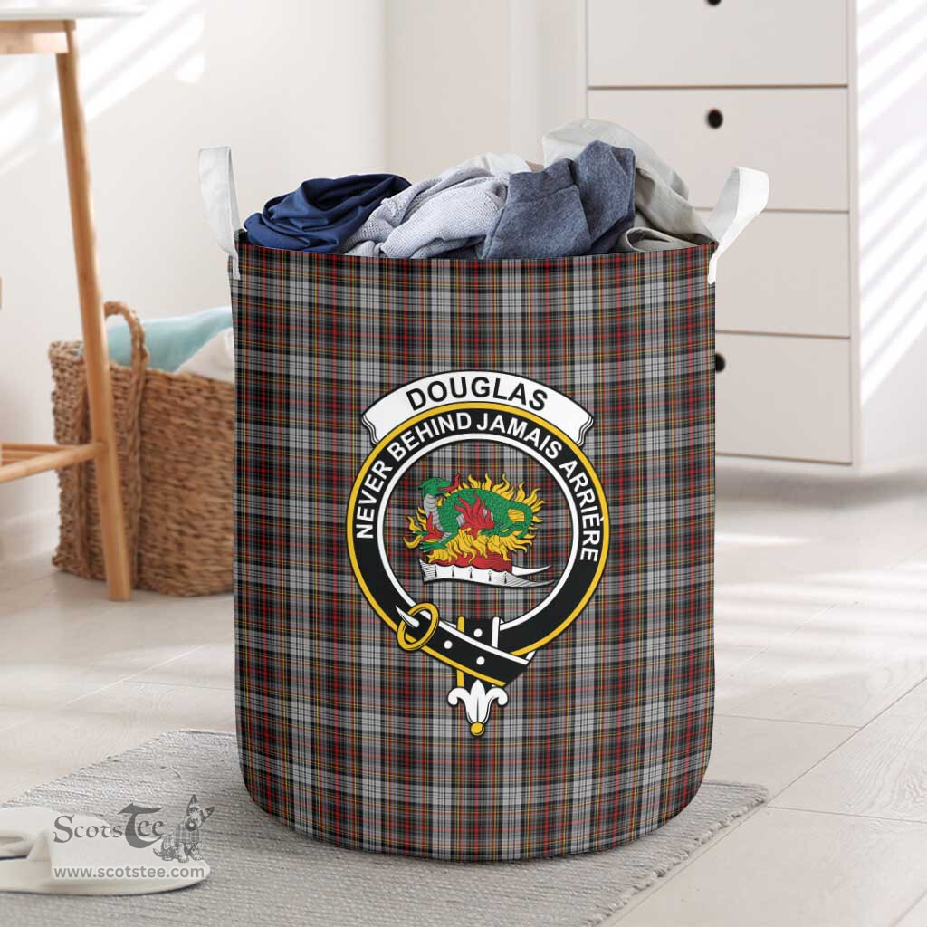 ScotsTee Shop Scottish Douglas Ancient Dress Clan Crest Tartan Laundry Basket Round Waterproof