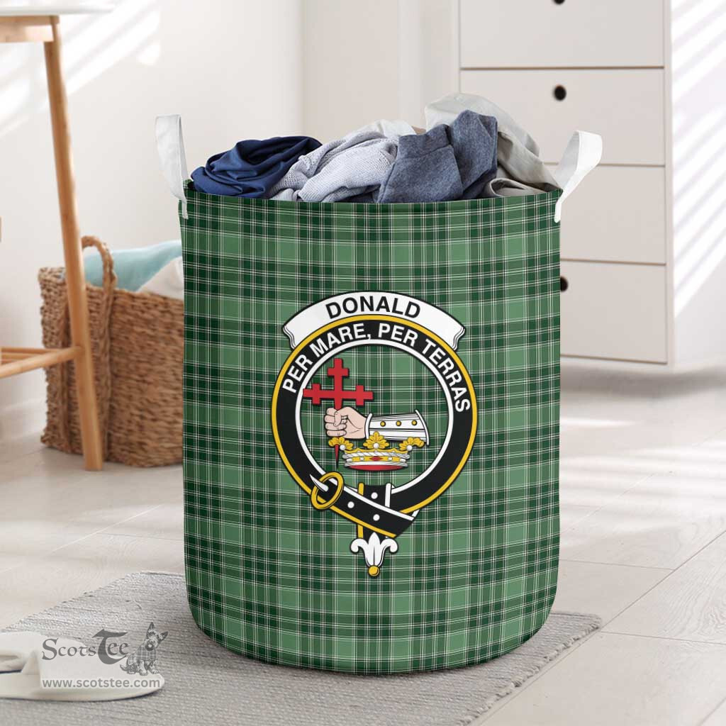 ScotsTee Shop Scottish Donald Lord of the Isles Hunting Clan Crest Tartan Laundry Basket Round Waterproof
