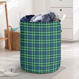 ScotsTee Shop Scottish Graham of Montrose Ancient Clan Tartan Laundry Basket Round Waterproof
