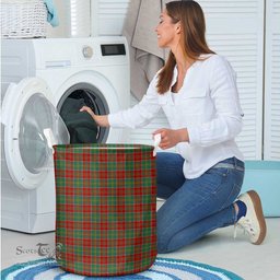 ScotsTee Shop Scottish MacDonald of Kingsburgh Clan Tartan Laundry Basket Round Waterproof
