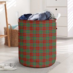 ScotsTee Shop Scottish MacDonald of Kingsburgh Clan Tartan Laundry Basket Round Waterproof