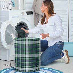 ScotsTee Shop Scottish Mackenzie Dress Ancient Clan Tartan Laundry Basket Round Waterproof