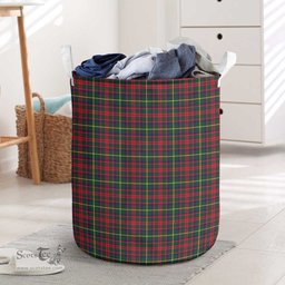 ScotsTee Shop Scottish MacIntosh Hunting Modern Clan Tartan Laundry Basket Round Waterproof