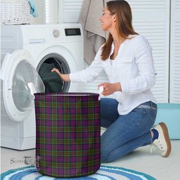 ScotsTee Shop Scottish MacDonald of Clan Ranald Modern Clan Tartan Laundry Basket Round Waterproof