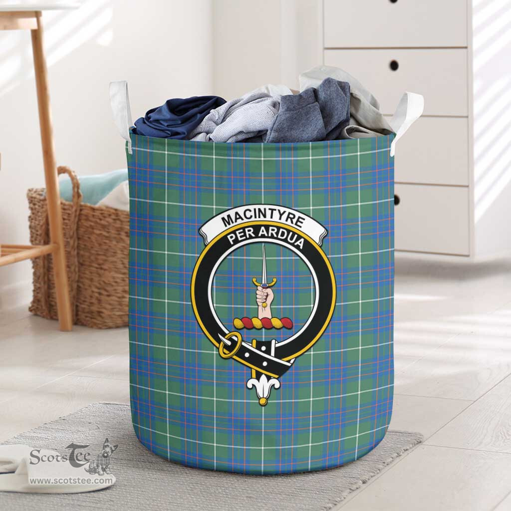 ScotsTee Shop Scottish MacIntyre Hunting Ancient Clan Crest Tartan Laundry Basket Round Waterproof