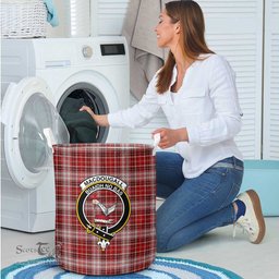 ScotsTee Shop Scottish MacDougall Dress Clan Crest Tartan Laundry Basket Round Waterproof