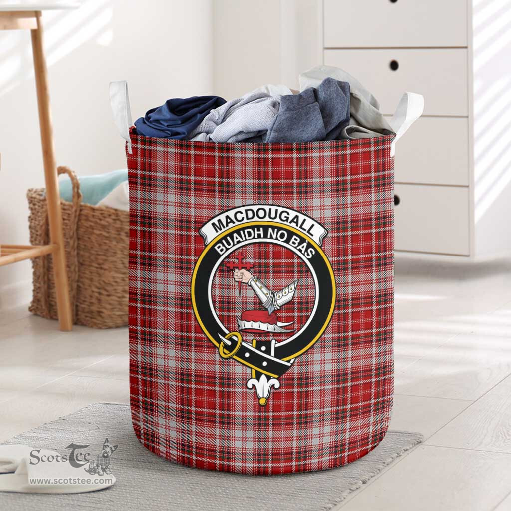 ScotsTee Shop Scottish MacDougall Dress Clan Crest Tartan Laundry Basket Round Waterproof