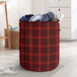 ScotsTee Shop Scottish MacDonald of Ardnamurchan Clan Tartan Laundry Basket Round Waterproof