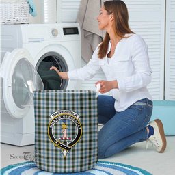 ScotsTee Shop Scottish MacKendrick Dress Clan Crest Tartan Laundry Basket Round Waterproof