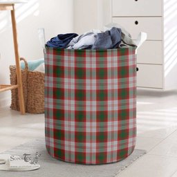 ScotsTee Shop Scottish Lindsay Dress Red Clan Tartan Laundry Basket Round Waterproof