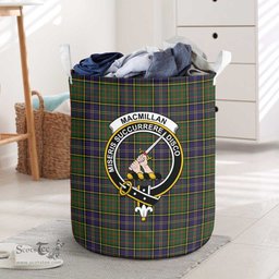 ScotsTee Shop Scottish MacMillan Hunting Modern Clan Crest Tartan Laundry Basket Round Waterproof