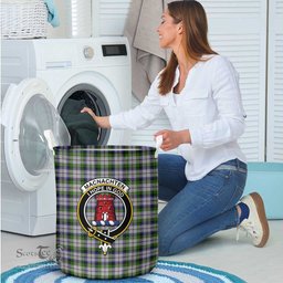 ScotsTee Shop Scottish MacNachten Dress Clan Crest Tartan Laundry Basket Round Waterproof