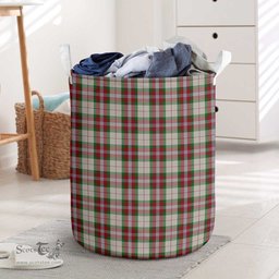 ScotsTee Shop Scottish MacLean Dress Clan Tartan Laundry Basket Round Waterproof
