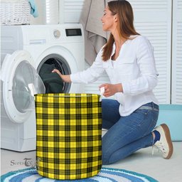 ScotsTee Shop Scottish MacLeod of Lewis Modern Clan Tartan Laundry Basket Round Waterproof