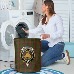 ScotsTee Shop Scottish McGillivray Hunting Clan Crest Tartan Laundry Basket Round Waterproof
