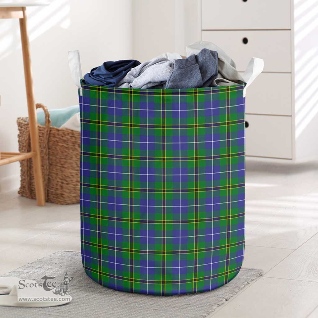 ScotsTee Shop Scottish Turnbull Hunting Clan Tartan Laundry Basket Round Waterproof