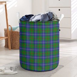 ScotsTee Shop Scottish Turnbull Hunting Clan Tartan Laundry Basket Round Waterproof