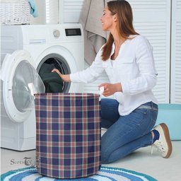 ScotsTee Shop Scottish Stewart of Appin Hunting Dress Clan Tartan Laundry Basket Round Waterproof