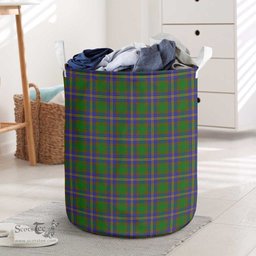 ScotsTee Shop Scottish Strang of Balkaskie Clan Tartan Laundry Basket Round Waterproof