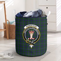 ScotsTee Shop Scottish Robertson Hunting Clan Crest Tartan Laundry Basket Round Waterproof