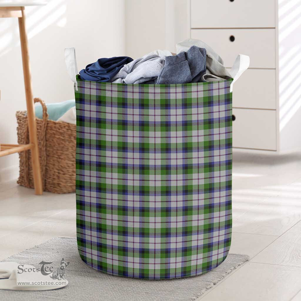 ScotsTee Shop Scottish MacNachten Dress Clan Tartan Laundry Basket Round Waterproof