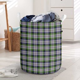 ScotsTee Shop Scottish MacNachten Dress Clan Tartan Laundry Basket Round Waterproof