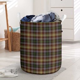 ScotsTee Shop Scottish McKay of Strathnaver Clan Tartan Laundry Basket Round Waterproof