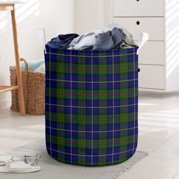 ScotsTee Shop Scottish McLeod of Harris Modern Clan Tartan Laundry Basket Round Waterproof