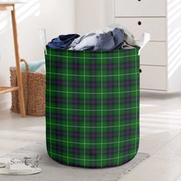 ScotsTee Shop Scottish McDonald of The Isles Clan Tartan Laundry Basket Round Waterproof