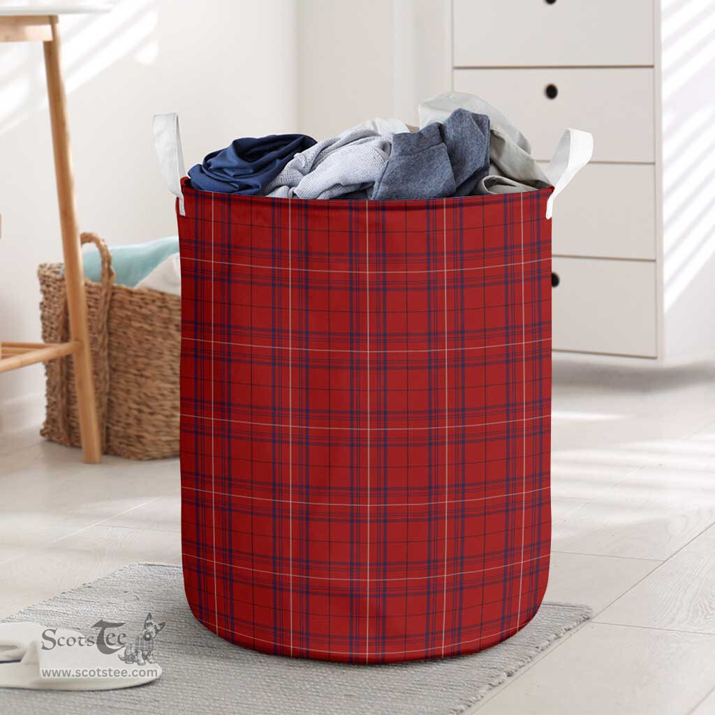 ScotsTee Shop Scottish Rose of Kilravock Clan Tartan Laundry Basket Round Waterproof