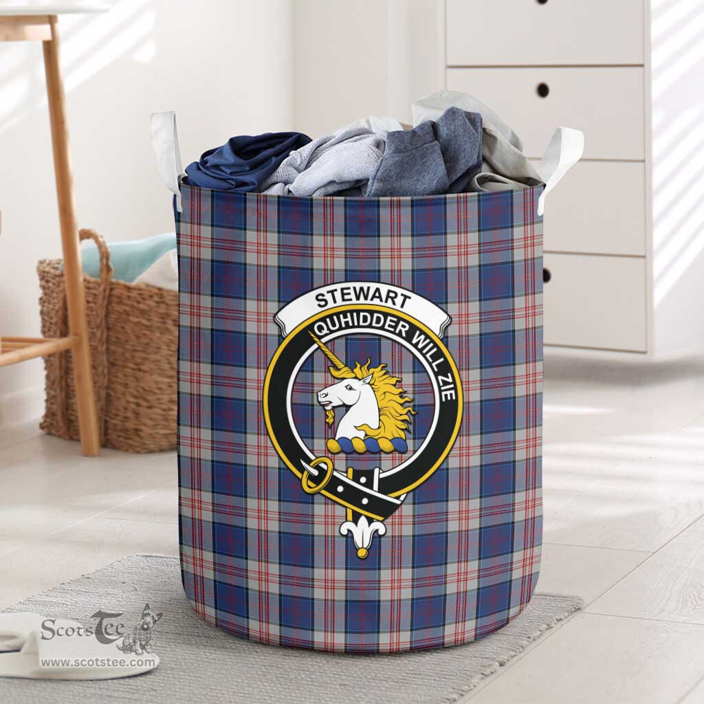 ScotsTee Shop Scottish Stewart of Appin Hunting Dress Clan Crest Tartan Laundry Basket Round Waterproof