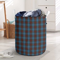 ScotsTee Shop Scottish Stewart Royal Blue Clan Tartan Laundry Basket Round Waterproof