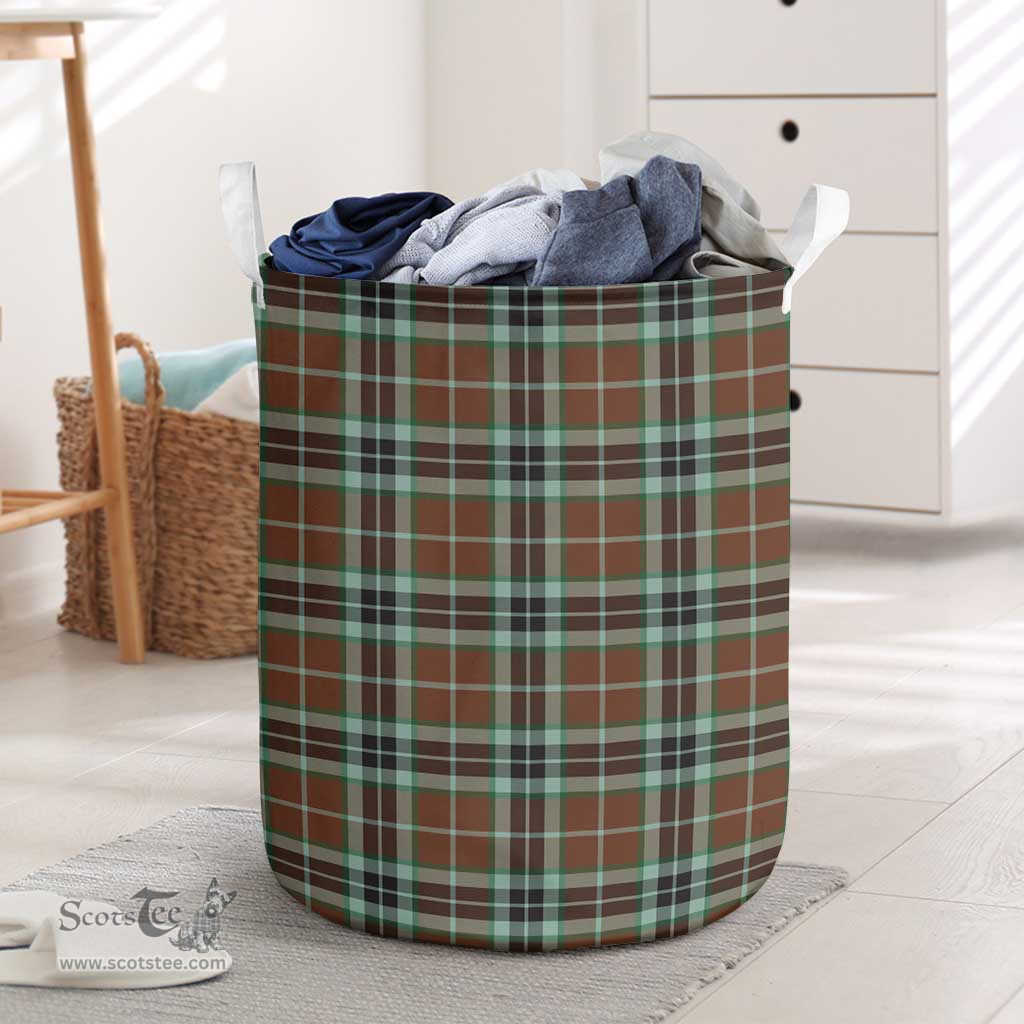 ScotsTee Shop Scottish Thompson Hunting Modern Clan Tartan Laundry Basket Round Waterproof