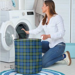 ScotsTee Shop Scottish MacLeod of Harris Ancient Clan Tartan Laundry Basket Round Waterproof