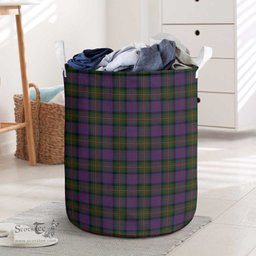 ScotsTee Shop Scottish McDonell of Glengarry Clan Tartan Laundry Basket Round Waterproof