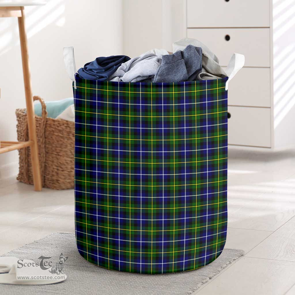 ScotsTee Shop Scottish MacNeil of Barra Modern Clan Tartan Laundry Basket Round Waterproof