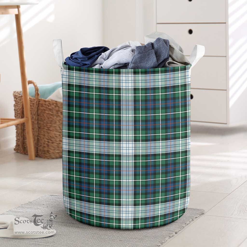 ScotsTee Shop Scottish Mckenzie Dress Ancient Clan Tartan Laundry Basket Round Waterproof
