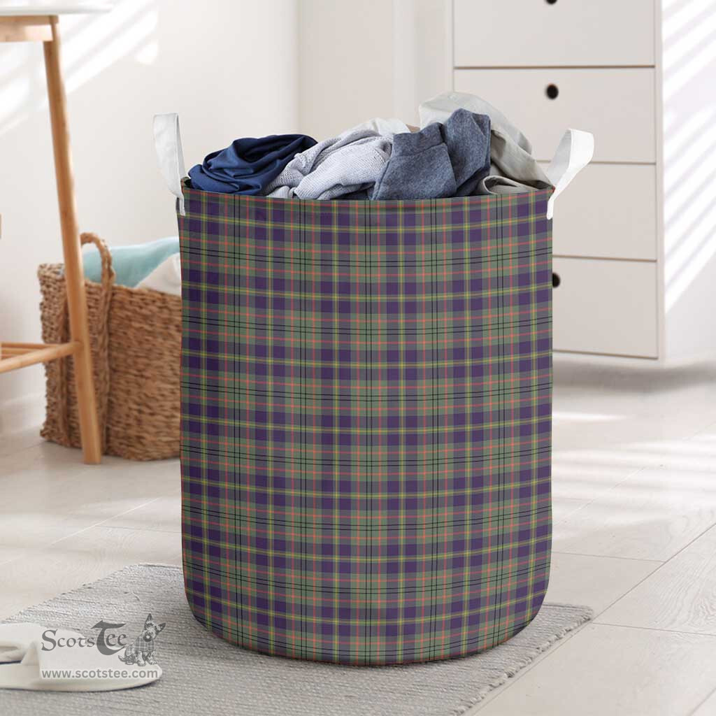 ScotsTee Shop Scottish Tailylour Weathered Clan Tartan Laundry Basket Round Waterproof