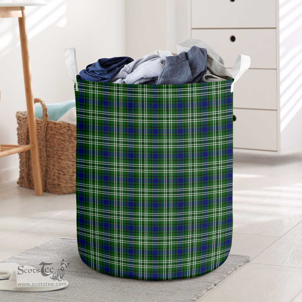 ScotsTee Shop Scottish Spottiswood Clan Tartan Laundry Basket Round Waterproof