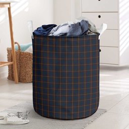 ScotsTee Shop Scottish McLaine of Lochbuie Hunting Clan Tartan Laundry Basket Round Waterproof