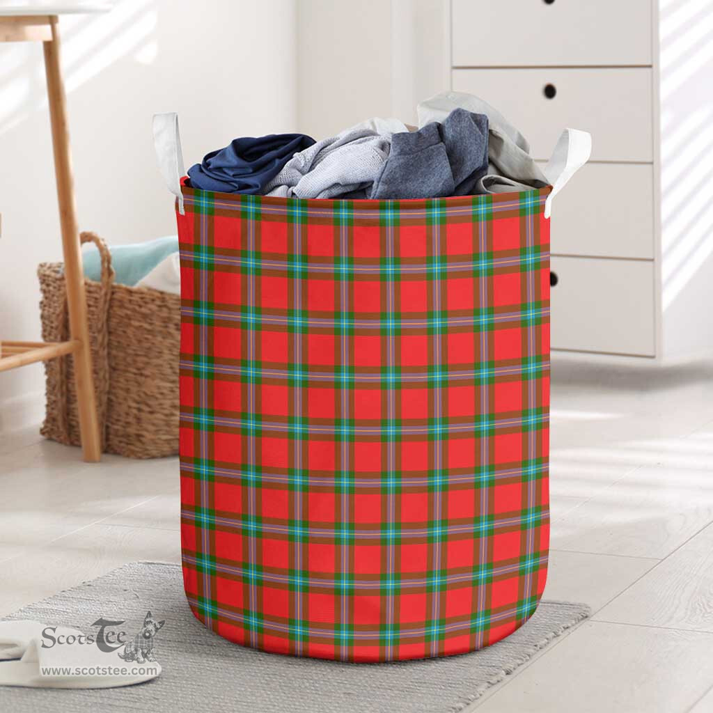 ScotsTee Shop Scottish McLaine of Loch Buie Clan Tartan Laundry Basket Round Waterproof