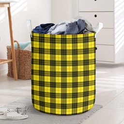 ScotsTee Shop Scottish McLeod of Lewis Modern Clan Tartan Laundry Basket Round Waterproof