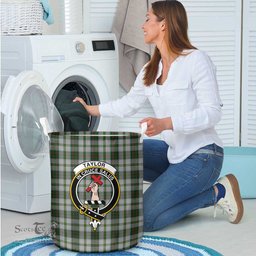 ScotsTee Shop Scottish Taylor Dress Clan Crest Tartan Laundry Basket Round Waterproof