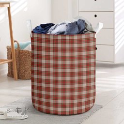 ScotsTee Shop Scottish McBrayer Dress Clan Tartan Laundry Basket Round Waterproof